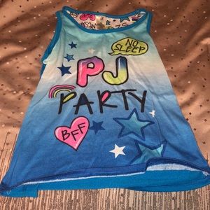 Girls sleep tank top